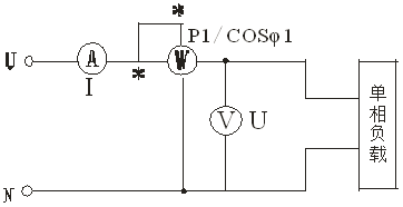 測(cè)量線(xiàn)路接線(xiàn)原理圖